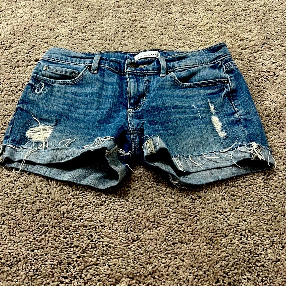 Loft jeans shorts size 25